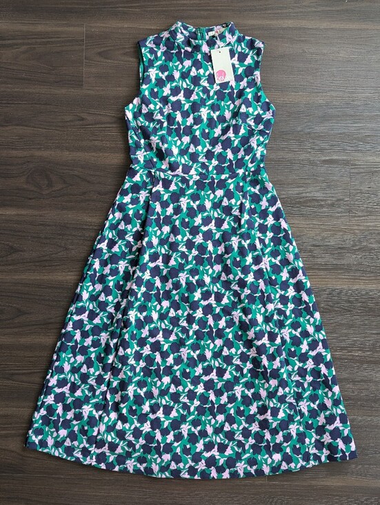 Boden Dresses & Skirts - NWT Boden Miriam Sleeveless Floral Midi Dress 8 Long Summer Tea Garden Party